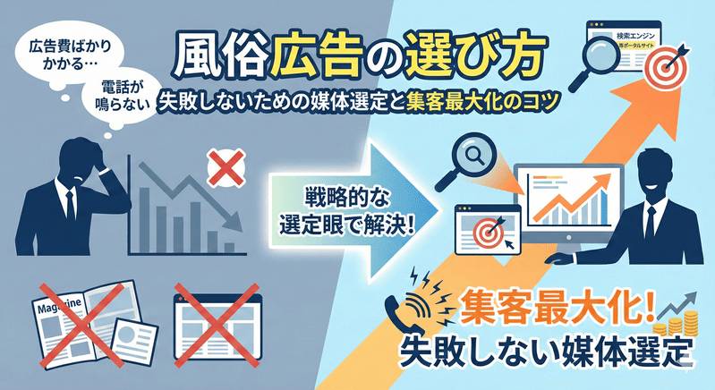 風俗広告の選び方：失敗しないための媒体選定と集客最大化のコツ